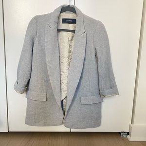 Zara grey boyfriend blazer S